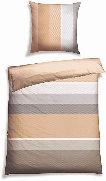 Schiesser Bettwäsche "Endy Stripes aus weicher Baumwolle mit großen und kle günstig online kaufen
