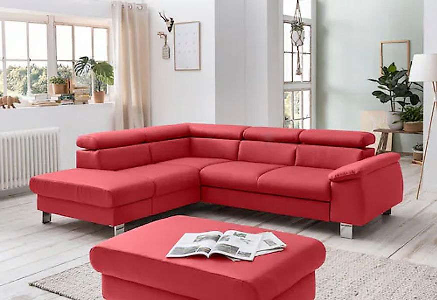 COTTA Polstergarnitur »Komaris L-Form«, (Set), Set bestehend aus: Ecksofa m günstig online kaufen