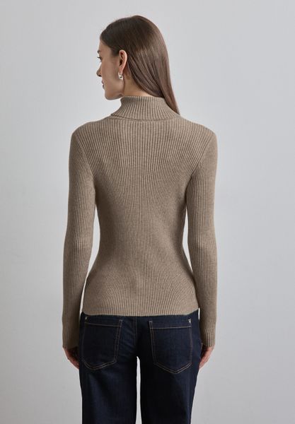 STREET ONE Rollkragenpullover mit Rippstrick-Struktur günstig online kaufen