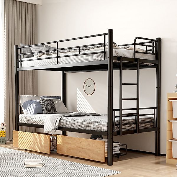 Drenice Etagenbett 90x200cm, kinderbetten 90x200cm, Eisenbett, günstig online kaufen