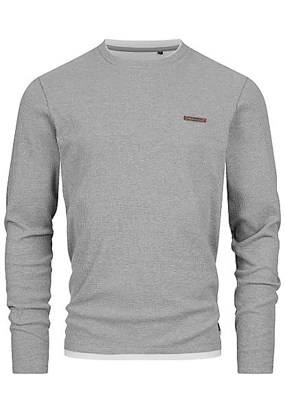 Indicode Langarmshirt INSigfinn Langarmshirt aus Baumwollmix günstig online kaufen