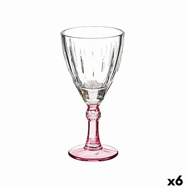 Weinglas Kristall Rosa 6 Stück (275 Ml) günstig online kaufen