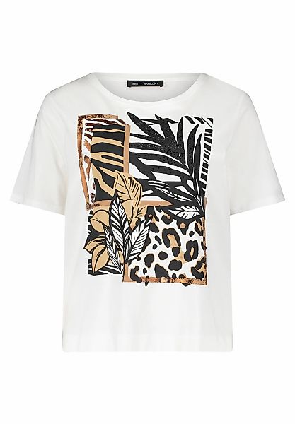 Betty Barclay Kurzarmshirt "Betty Barclay Damen Basic Shirt mit Placement", günstig online kaufen