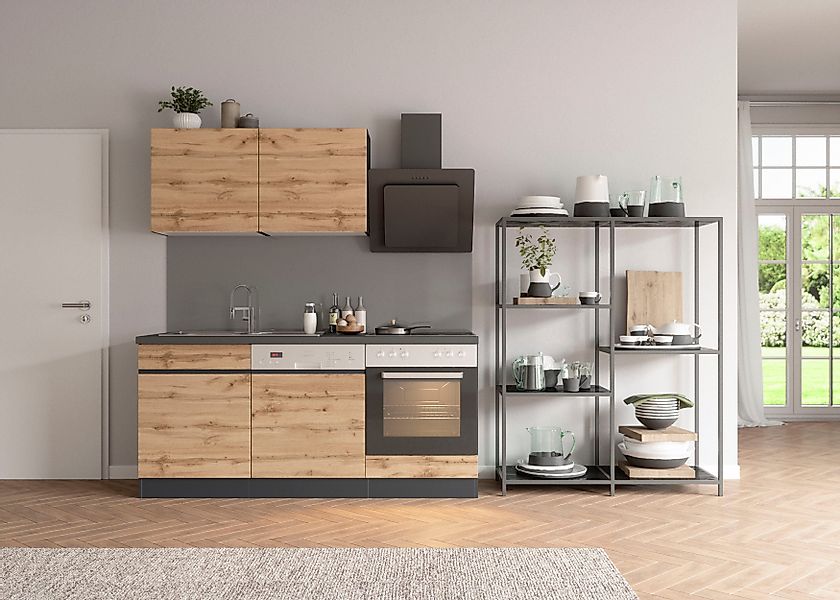 KOCHSTATION Küchenzeile KS-Riesa, Stellbreite 180 cm, günstig online kaufen