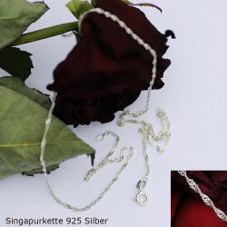 HOPLO Silberkette Silberkette Singapurkette Breite 1,4 günstig online kaufen