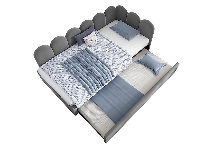 OKWISH Polsterbett Kinderbett mit Lattenrost (Tagesbett, Schlafsofa, Daybet günstig online kaufen