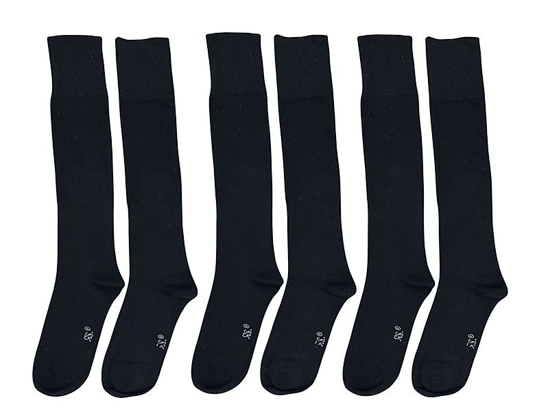 Riese Strümpfe Kniestrümpfe Extra Wellness-Rand ohne Gummidruck schwarz 3-t günstig online kaufen