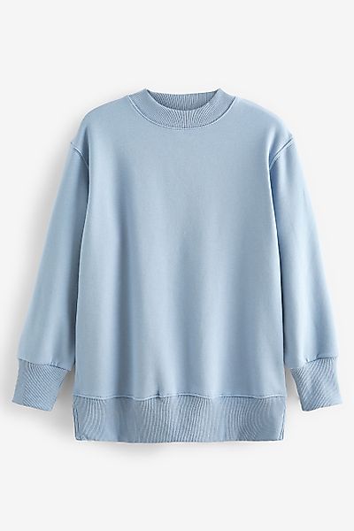 Next Longsweatshirt Angerautes Relaxed Fit Oversized-Sweatshirt günstig online kaufen