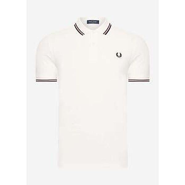 Fred Perry  Poloshirt Twin tipped  shirt - snow white burnt red navy günstig online kaufen