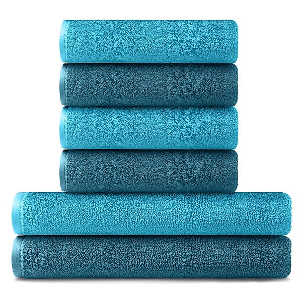 BARBONS Handtuch Set Handtücher 6-tlg, 2x günstig online kaufen