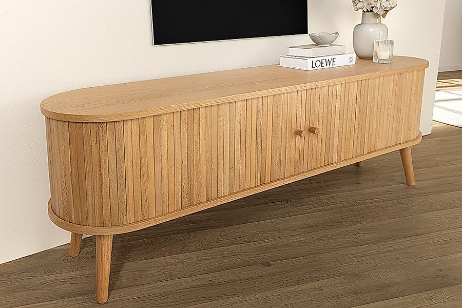 riess-ambiente Lowboard VALHALLA WOOD 160cm natur · TV-Schrank mit 2 Schieb günstig online kaufen