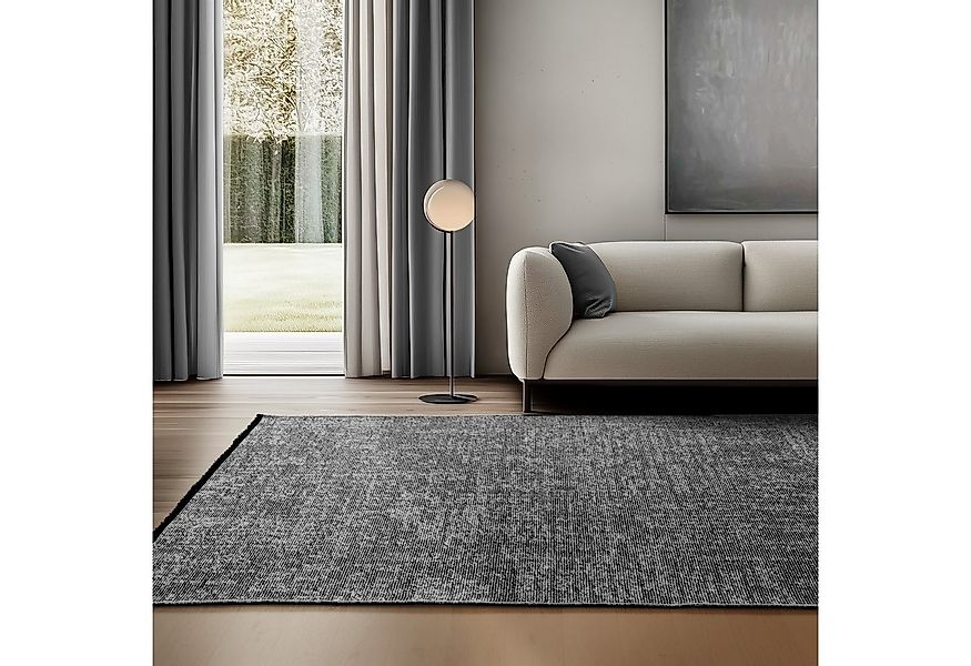 SIMPEX24 Teppich Boho Design, Rechteckig, Höhe: 7 mm, Baumwolle, Waschbarer günstig online kaufen