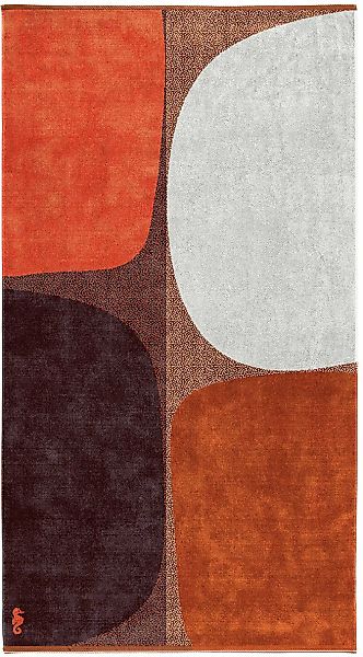 Seahorse Strandtuch "Stones" 100x180, für Sauna und Pool, mit runden Stein günstig online kaufen