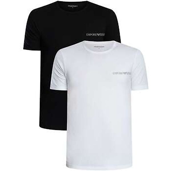 Emporio Armani  Pyjamas/ Nachthemden 2er-Pack Lounge-T-Shirts mit Rundhalsa günstig online kaufen