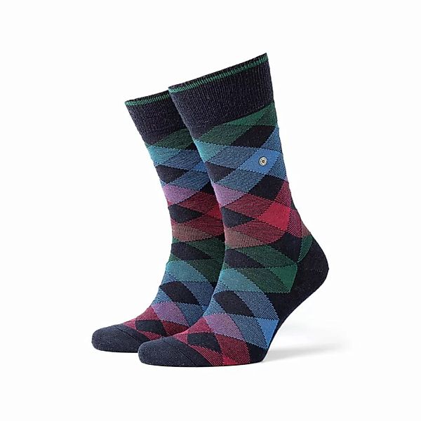 Burlington Herren Socken NEWCASTLE - Schurwolle, Clip, Raute, Onesize, 40-4 günstig online kaufen