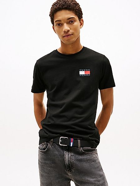 Tommy Jeans T-Shirt TJM SLIM FIT ESSENTIAL FLAG Mit Rundhalsausschnitt günstig online kaufen
