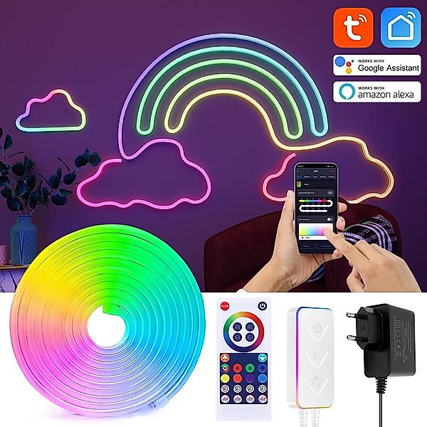 LMaxhome LED Stripe 5M Neon Streifen günstig online kaufen