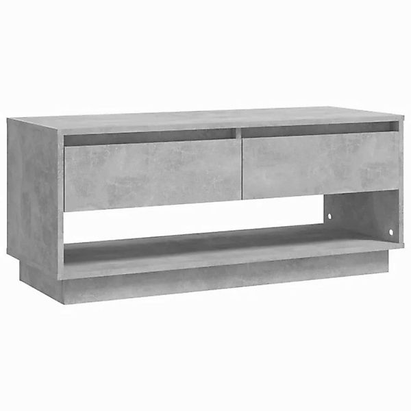 vidaXL TV-Schrank TV-Schrank Betongrau 102x41x44 cm Spanplatte Lowboard günstig online kaufen