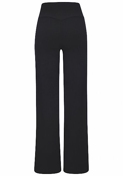 LASCANA ACTIVE Sporthose aus elastischer Rippstruktur günstig online kaufen