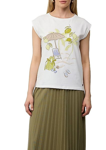 s.Oliver BLACK LABEL T-Shirt mit Motiv Print günstig online kaufen