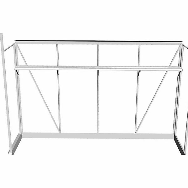 Halls Lamellenregal Cotswold Integriert 3 Sektionen 10 x 14 x 350 cm Schwar günstig online kaufen