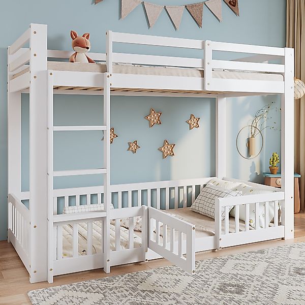 Merax Etagenbett 90x200cm mit Treppe und günstig online kaufen