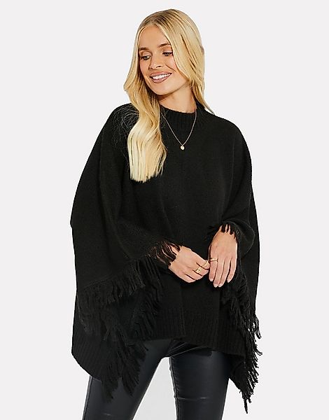 Threadbare Poncho (1-St) mit modischen Fransen günstig online kaufen