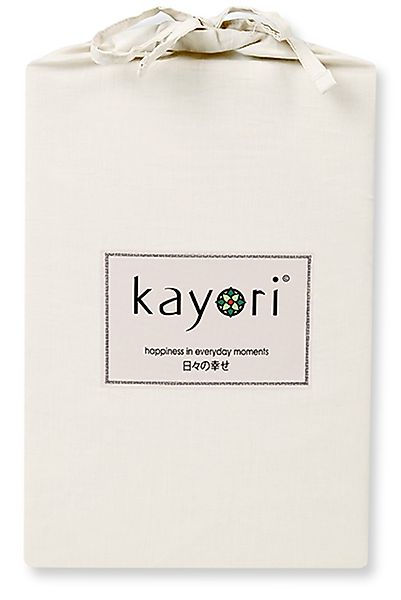 Kayori Spannbettlaken Kai, Renforcé, Gummizug: rundum, günstig online kaufen