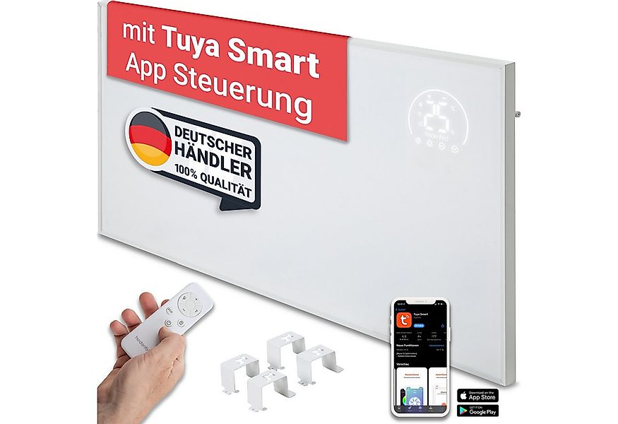 Heidenfeld Infrarotheizung HF-HP140, Elektro Heizung mit App steuerbar, Hei günstig online kaufen