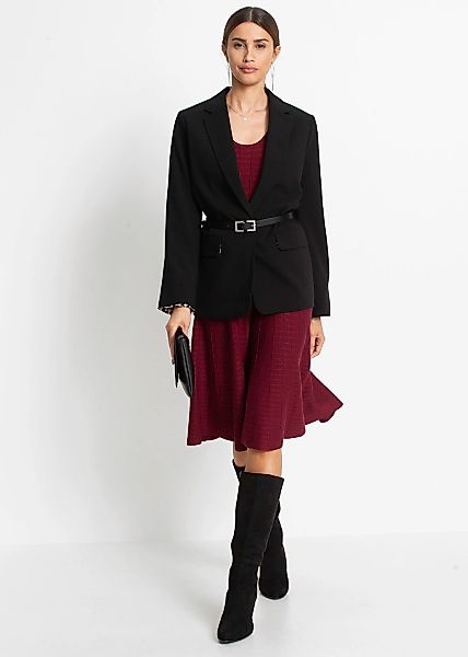 bonprix Strickkleid "Strickkleid aus fließendem Viskose-Mix" für besondere günstig online kaufen