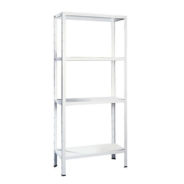 Schulte Steck-Grundregal Weiß 180 cm x 120 cm x 50 cm günstig online kaufen
