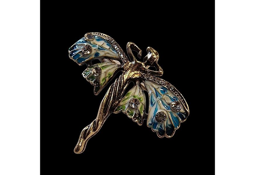 Dark-Desires Brosche Vintage Art Nouveau Stil Nymphe Brosche, Damen Brosche günstig online kaufen