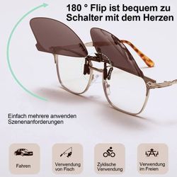 OKWISH Sonnenbrille Clip On Polarisiert Sonnenbrillen günstig online kaufen