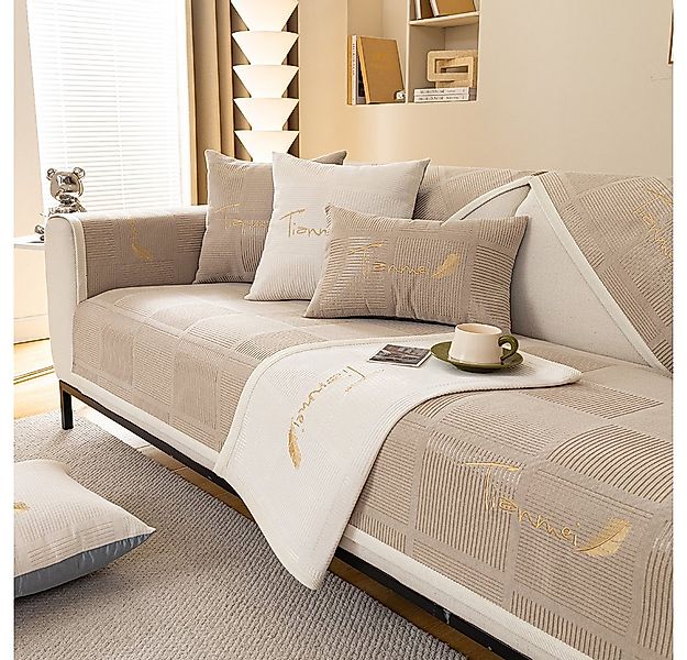 NUODWELL Sofahusse Sofabezug, 1 2 3 4 Sitzer Sofaschoner, rutschfest Couchb günstig online kaufen