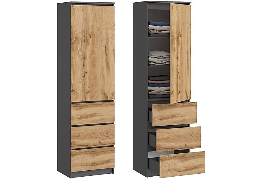 Home Collective Kleiderschrank Mehrzweckschrank Garderobenschrank mit 3 Ein günstig online kaufen