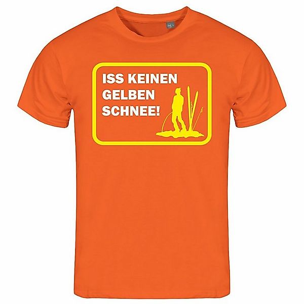 deinshirt Print-Shirt Herren T-Shirt Iss keinen gelben Schnee Funshirt mit günstig online kaufen