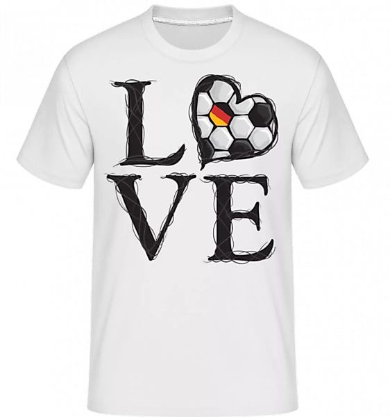 Fußball Liebe Deutschland · Shirtinator Männer T-Shirt günstig online kaufen
