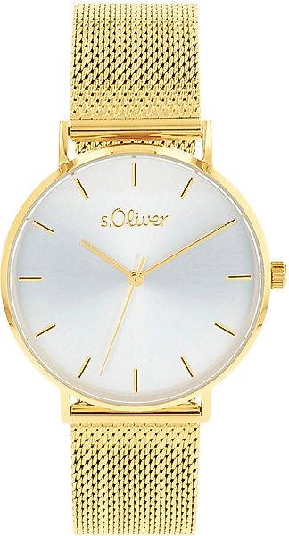 s.Oliver Quarzuhr 2033517, Armbanduhr, Damenuhr, analog, günstig online kaufen