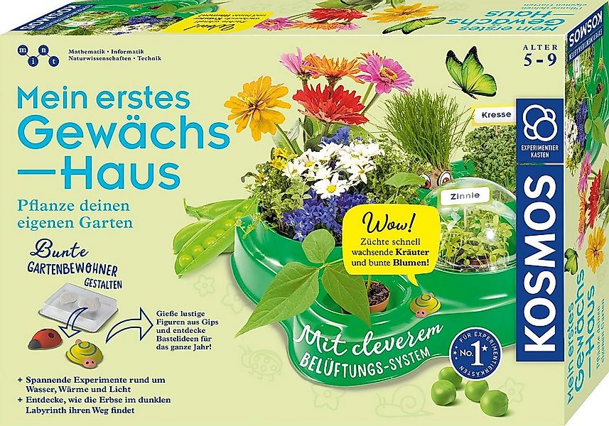 Kosmos Experimentierkasten Meine erstes Gewächshaus, Made in Germany günstig online kaufen