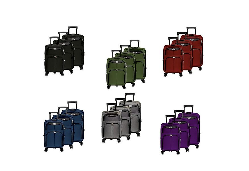 Home4Living Weichgepäck-Trolley Reisekoffer ReisetrolleyMykonos Koffer S,M, günstig online kaufen