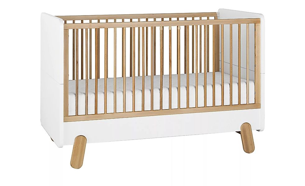 Babybett - weiß - 78 cm - 98 cm - Baby > Babymöbel > Babybetten - Möbel Kra günstig online kaufen