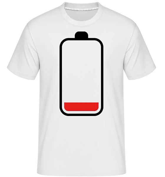 Batterie Leer · Shirtinator Männer T-Shirt günstig online kaufen