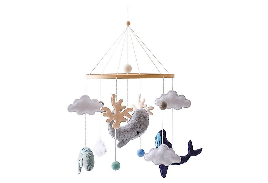 CLTYQ Mobile Baby Holz Hängende Bettglocke, Windspiel Rassel Babybett Mobil günstig online kaufen