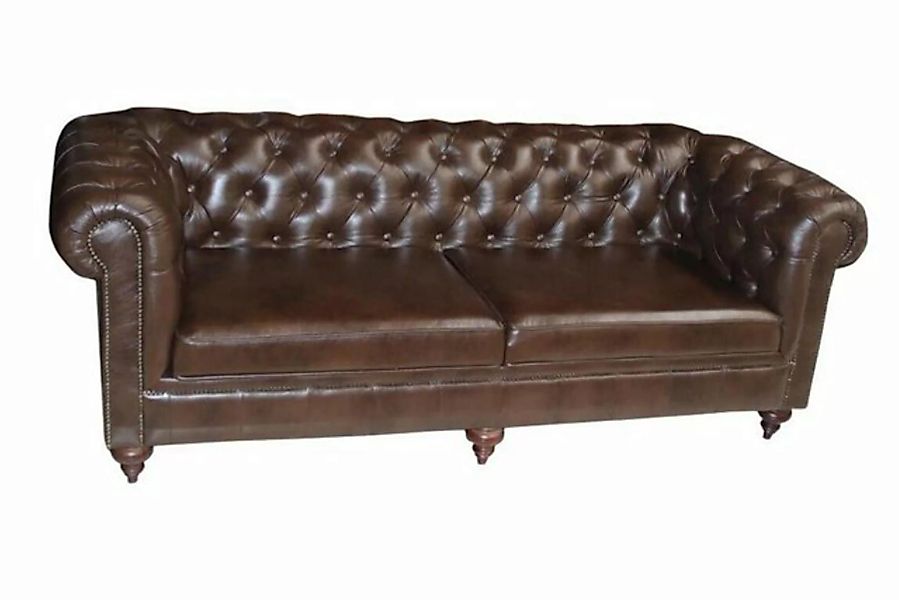 JVmoebel 3-Sitzer Chesterfield 3 Sitzer Couch Sitz Kunstleder Sofas Sofort, günstig online kaufen