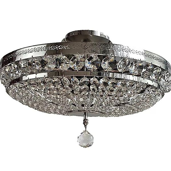 PGA-Lights Deckenleuchte Kristall Deckenleuchte PALACE Ø45cm günstig online kaufen