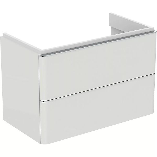 Ideal Standard Waschbeckenunterschrank Adapto Weiß Hochglanz 77 cm günstig online kaufen
