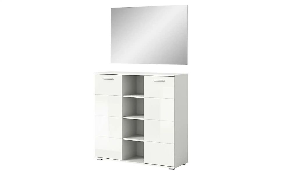 Garderobenset   ¦ weiß ¦ Maße (cm): B: 110 H: 191 Garderoben & Kleiderstang günstig online kaufen