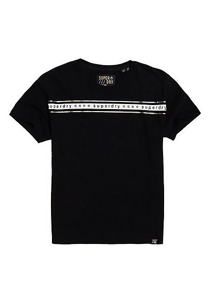 Superdry T-Shirt Superdry T-Shirt Damen MINIMAL LOGO TAPE PORTLAND TEE Blac günstig online kaufen