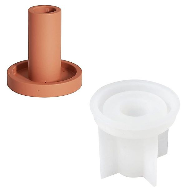 Coonoor Formkerze Kerzenhalter Silikonform, DIY Kerzenhalter-Gießform,Model günstig online kaufen