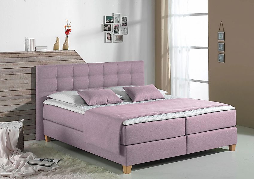 Home affaire Dekokissen "Tommy" Kissen-Plaidset für "Tommy" Boxspringbett günstig online kaufen